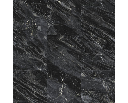 Кварц-виниловая плитка Fargo Stone LVT / Камень клеевой Гранит Черный 1804-3